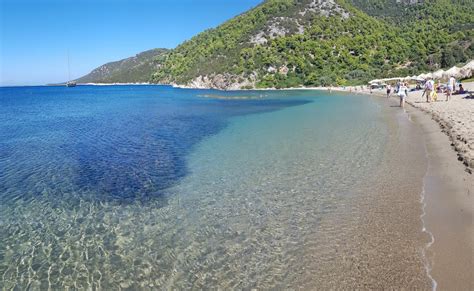 Toutes Les Plages De Le De Skyros Sur La Carte Avec Des Photos Et Des