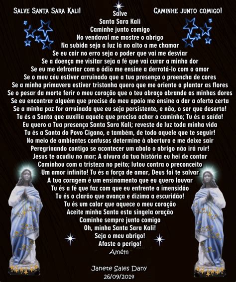 Santa Sara Kali Salve Santa Sara Kali Caminhe Junto Comigo