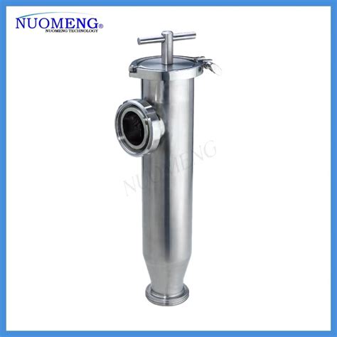 Sanitary Stainless Steel Clamped Angle Type Strainer ISO No NM100205