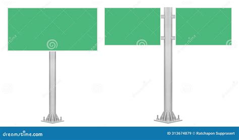 Pole With Road Signs Cartoon Vector Cartoondealer