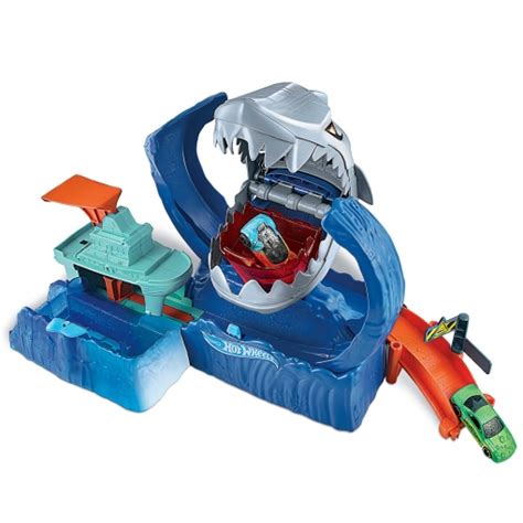 Hot Wheels City Pista De Coches De Juguete Salto De Tibur N Color Shifter Las Mejores