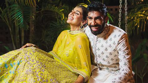 Jasprit Bumrah Sanjana Ganesan S Wedding Inside Details Of Customised Giveaways Decor Revealed