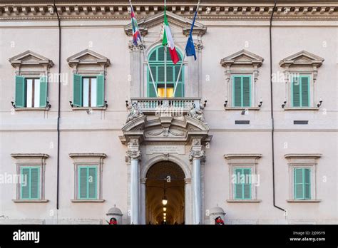 Facciata Principale Del Palazzo Quirinale Roma Italia Immagini E