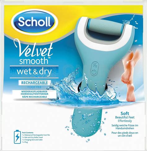 Elektrick Piln K Na Chodidla Scholl Velvet Smooth Wet Dry