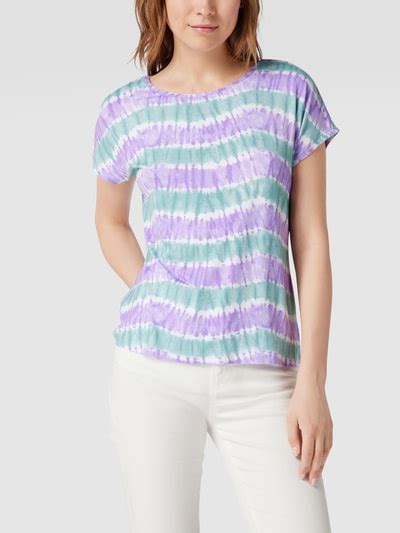 Christian Berg Woman T Shirt In Batik Optik Lavendel Online Kaufen