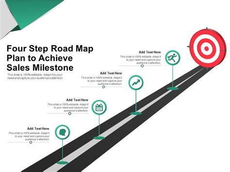 Milestone Road Map Powerpoint Template