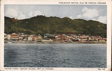 Native Town Taboga Island, Panama Postcard