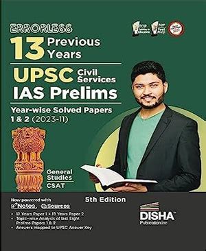 Disha Publication Errorless 13 Previous Years UPSC Civil Services