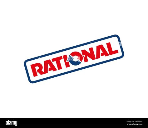 Rational Ag Rotated Logo White Background Stock Photo Alamy