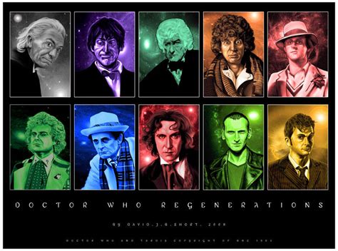 Doctor who regenerations by DrScorpio on DeviantArt