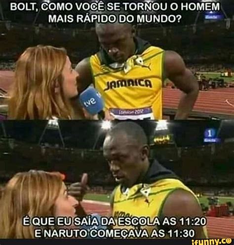 Bolt Como Voge Se Tornou O Homem Mais R Pido Do Mundo Id Ifunny Brazil