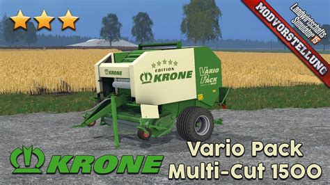 LS 15 Modvorstellung 223 Krone Vario Pack Multi Cut 1500