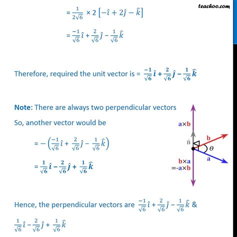 Example 23 Find A Unit Vector Perpendicular To A B A B