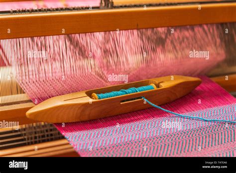 Hand Weaving Loom Stock Photo - Alamy