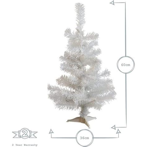 Sapins De No L Artificiels Avec Supports Cm Blanc Lot De