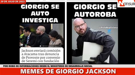 Memes De Giorgio Jackson YouTube