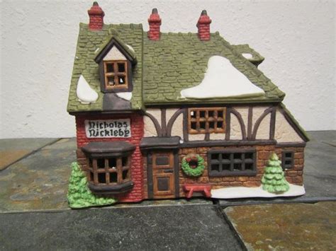 Vintage Dickens Village Series Nicholas Nickleby Cottage Heritage Village Collection Dept