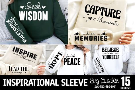 Inspirational Quotes Sleeve And Front Svg Graphic By Craftart · Creative