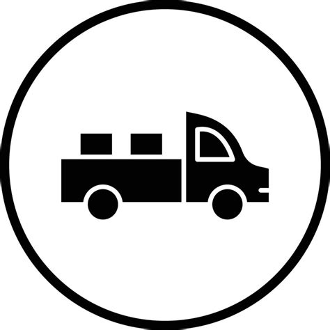 Pickup Truck Vector Icon Design 22802305 Vector Art At Vecteezy