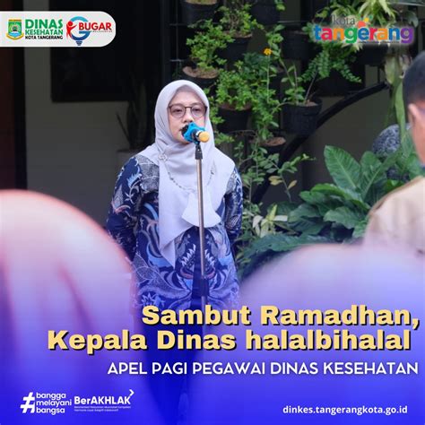 Dinkes Sambut Ramadhan H Kepala Dinas Kesehatan Memimpin Apel