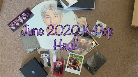 June K Pop Haul Bts Mots Tour Merch Finally Arrived Youtube