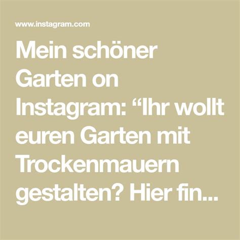 Mein Sch Ner Garten On Instagram Ihr Wollt Euren Garten Mit