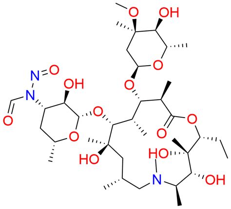 N Nitroso Azithromycin Ep Impurity M Cas No Na Na