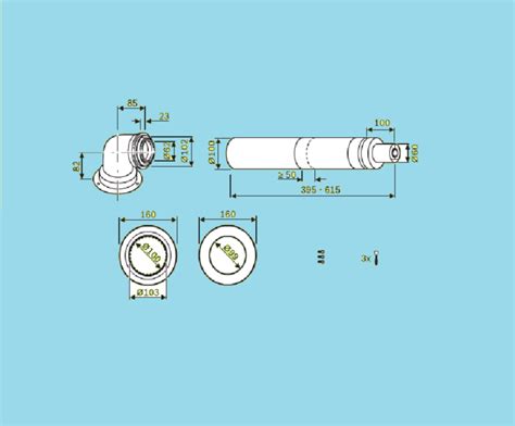 Terminal Ventouse Telescopique D Avec Prises De Mesures