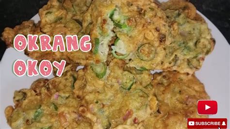 Okrang Okoy Vegetable Okoy Filipino Recipe Nej’s Page Youtube