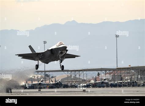 An F 35A Lightning II Takes Off At Nellis Air Force Base Nev Feb 1