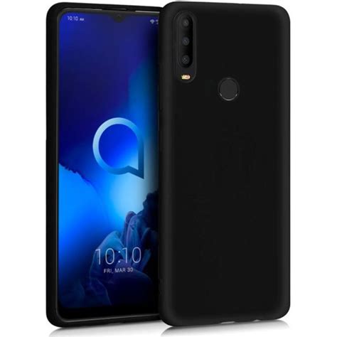 Cool Accesorios Capa Silicone Black Para Alcatel 3X 2019 2020 KuantoKusta