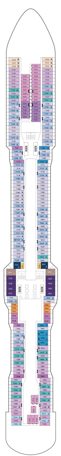 Anthem Of The Seas Deck Plan And Cabin Plan