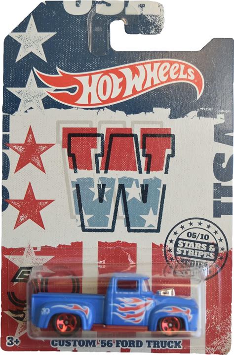 Amazon Hot Wheels Custom Ford Truck Stars Stripes Toys Games