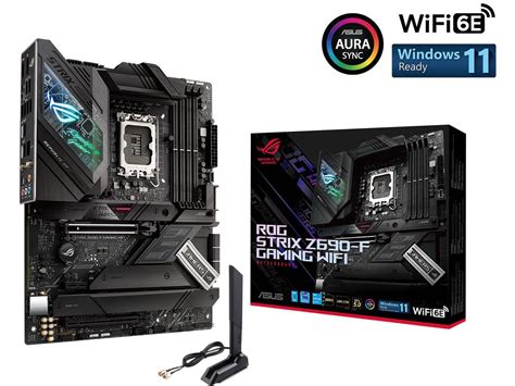 ASUS ROG Strix Z690-F Gaming WiFi 6E LGA 1700(Intel® 12th&13th Gen) ATX ...