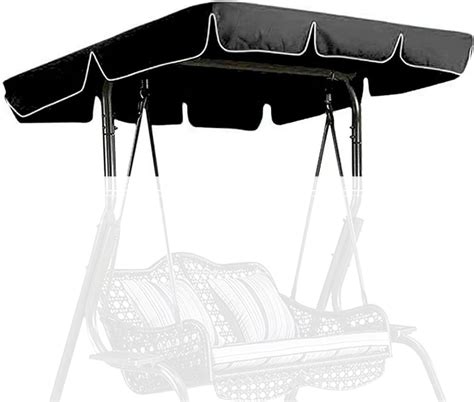 23 Seater Porch Swing Canopy Waterproof Swing Top Cover Garden Swing Seat Canopy