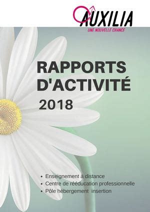 Calaméo Rapports d activité 2018 Ead CRP CHRS CHU PAJ