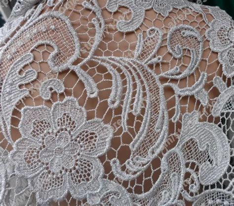 Aliexpress Buy La Belleza Cm Widht Silver Metallic Lace Fabric