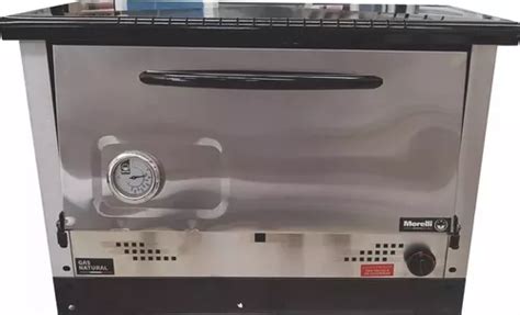 Horno Pizzero Morelli Saho H Moldes Acero Inox Con Base