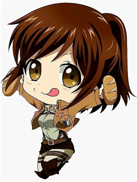 Sasha Braus Chibi Cute Aot Sticker For Sale By Kimberlyweeb Redbubble