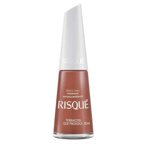 Esmalte Risque Terracota Que Provoca Nude Cremoso Ml Dani Cassiano