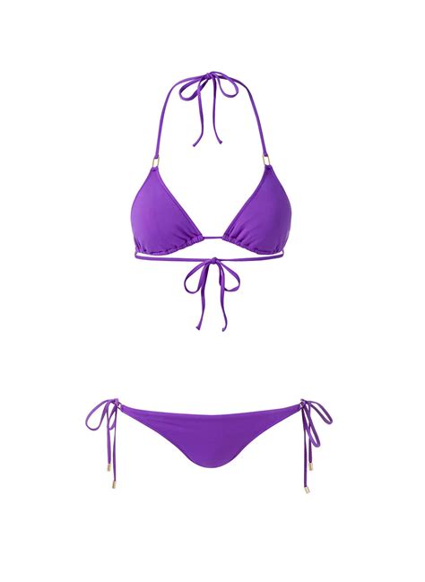 Melissa Odabash Cancun Violet Classic Triangle Bikini Official Website