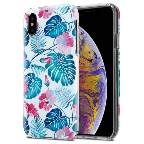 Iphone Xs Max Lommebokdeksel Blomster Hvit Elkj P Elkj P