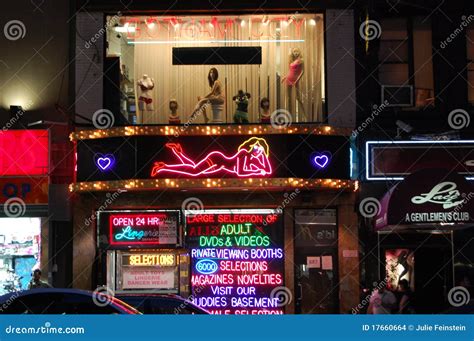 New York City Sex Shop Editorial Stock Image Image Of Tenderloin