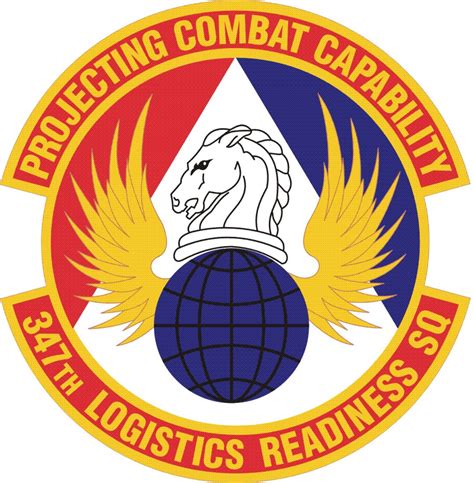 Coat Of Arms Crest Of 347th Logistics Readiness Squadron US Air