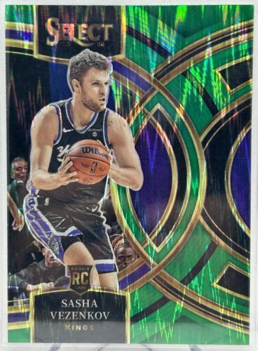 Sasha Vezenkov Rc Shock Green Prizm Panini Select Premier No