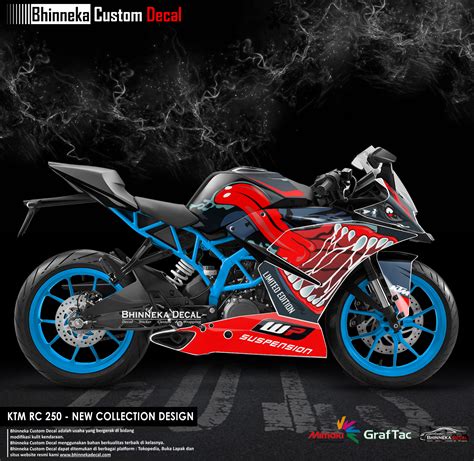 DECAL STICKER KTM RC SHARK LIMITED EDITION Bhinneka Custom Decal