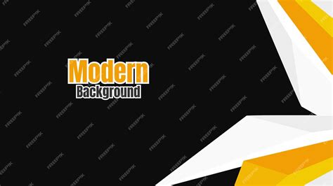 Premium Vector Yellow And Black Banner Background Premium Vector