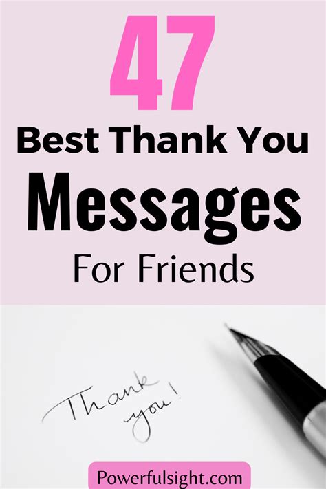 47 thank you messages for friends – Artofit