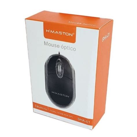 Mouse Ptico Hmaston Luz Led Fio Hmaston Ms Shopee Brasil