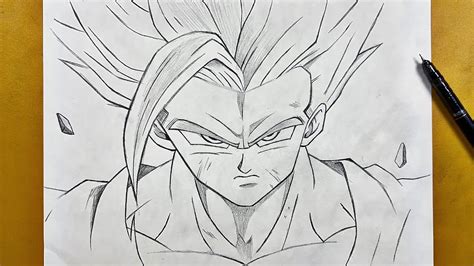 How To Draw Beast Gohan Step By Step Easy To Draw YouTube